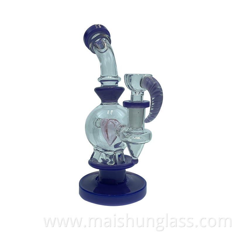 Glass smoking set